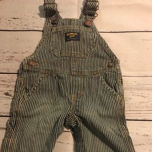 Oshkosh 6 Months Striped Overalls